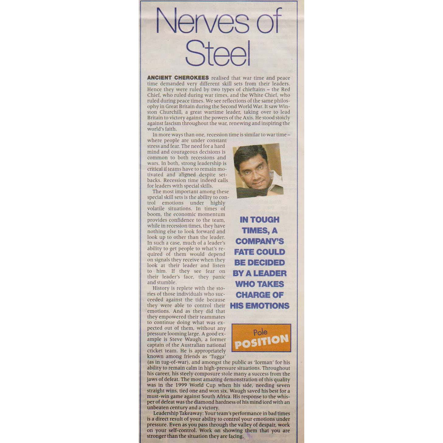 The Economic Times 7 November 2008